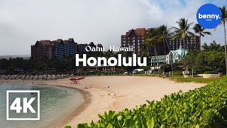 4K Hawaii Beach Lagoons Walking Tour  Ko Olina [upl. by Eednus818]