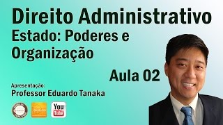 Direito Administrativo  Aula 02 Estado Poderes e Organização Administrativa [upl. by Nayt]