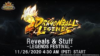 LEGENDS FESTIVAL PART 2 REVEALS Dragon Ball LEGENDS [upl. by Enayr]