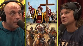 Was Columbus That Bad Compared To The Natives  Joe Rogan amp Theo Von [upl. by Aneloj]