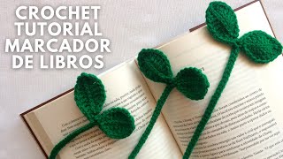 Cómo hacer MARCADORES de LIBROS a CROCHET [upl. by Ambrosio]