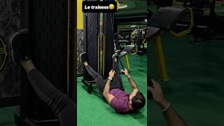 Trainer and trainee  trainers expectations gym funny [upl. by Anuaf]