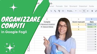 Organizzare Compiti e Impegni con Google Fogli e Calendar [upl. by Lleinnad39]