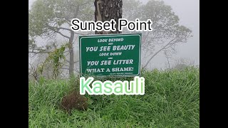 KASAULI SUNSET POINT  KASAULI TOUR  KASAULI TOURIST PLACES  HIMACHAL TOUR  KASAULI VLOG [upl. by Noel476]