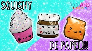 Haz SQUISHIES de PAPEL Super fáciles [upl. by Saddler]