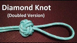 How to Tie a Diamond Knot  Decorative and Practical Applications [upl. by Belac]