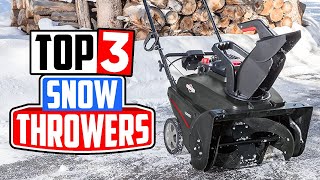 Top 3 Snow Blowers for 2024  Snow Removal Equipment [upl. by Mota]