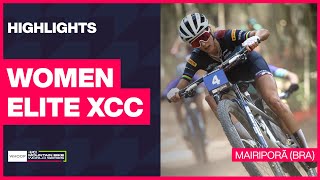 Mairiporã  Women Elite XCC Highlights  2024 WHOOP UCI Mountain Bike World Cup [upl. by Dorree]