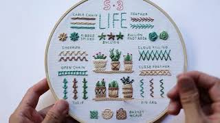 🧵Beginner friendly embroidery pattern [upl. by Haem]