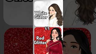 Red glitter vs White glitter  choose your gift 2  Lisa and Lena gift shortvideos virlashort [upl. by Ronyam445]