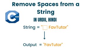 How to remove spaces from string dupilcation corrected in C in Urdu Hindi [upl. by Kciv165]