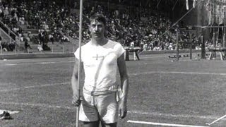 Eric Lemming Wins First Olympic Javelin Gold  Stockholm 1912 Olympics [upl. by Hosbein238]