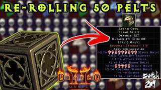 Rerolling Druid Pelts For Redemption At 5 Nado Are They Worth Rerolling  Diablo 2 Resurrected [upl. by Diamond]