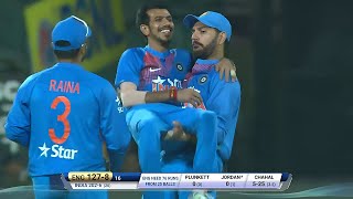 Yuzvendra Chahal 625 vs England 3rd T20I 2017 Bangalore Ball By Ball [upl. by Yaral]