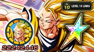 100 NEW AGL SSJ3 ANGEL GOKU LEVEL 10 LINKS SHOWCASE Dragon Ball Z Dokkan Battle [upl. by Menard]