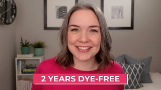 2 Years DyeFree Grey Hair Transition [upl. by Cartie]