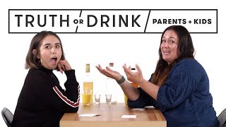 Parents amp Kids Play Truth or Drink  Truth or Drink  Cut [upl. by Joyann11]