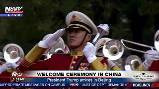 FNN Trump in China Welcome Ceremony in Beijing Bilateral Meeting with Xi VP  TX Shooting Prayer [upl. by Clevey]