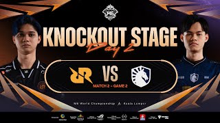 FIL M6 Knockout Stage Day 2  RRQ vs TLID Game 2 [upl. by Aynekat642]