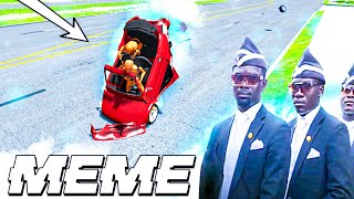 DANCE COFFIN ON FUNERAL MEME COMPILATION 7  ASTRONOMIA SONG  BeamNG Drive [upl. by Dollie41]