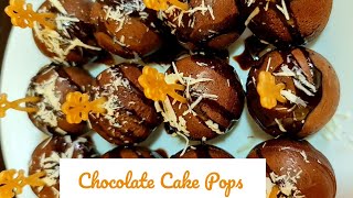 Chocolate Cake Pops recipe  10 min chocolate dessert recipe  How to make Chocolate Cake Pops [upl. by Gredel]