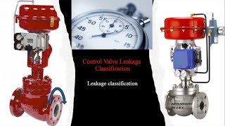 Classification Of Leakage Test Of The Control valve [upl. by Anailil]