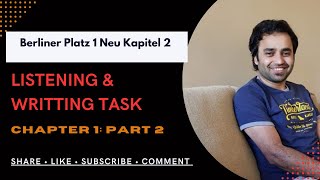 Master German Chapter 1 part 2  Berliner Platz 1  Neu Kapitel 1  Learn German A1 2024 FREE [upl. by Scot]