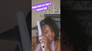 Wand Curls on Type 4 Natural Hair hairstyle wandcurls naturalhair haircare blowout [upl. by Lenehc]