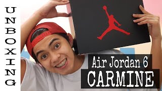 Things You Need to Know About Air Jordan 6 Carmine Unboxing  Review [upl. by Enetsuj]