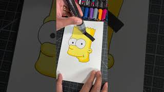 How to Draw Xray Effect  😍 Easy art poscamarkers shorts [upl. by Ekyt437]