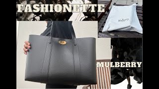 Mulberry bayswater tote review unboxing FASHIONETTE designer Taschen günstiger [upl. by Poll]