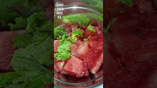 fresh watermelon juice drink recipe shorts [upl. by Yauqram]