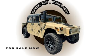 2006 Am General M1152 Turbocharged HMMWV With AC For Sale Now With Custom Doors [upl. by Ardnekat]