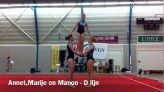 SV Rouveen Acrogym  Fragmenten oefeningen 2013 [upl. by Ahsataj794]