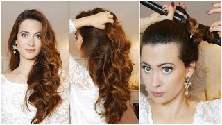 Como Rizar el Cabello en 5 minutos ♥ How to Curl Your Hair in 5 Minutes [upl. by Rofotsirk]