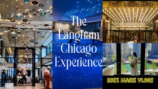 Amazing Stay At The Langham Hotel Chicago Part 1 [upl. by Dang]