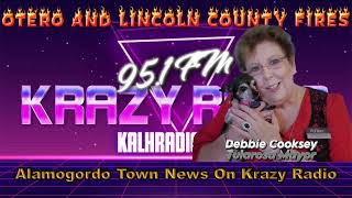 Otero amp Lincoln County Fires Mayor Debbie Cooksey Tularosa [upl. by Iam373]