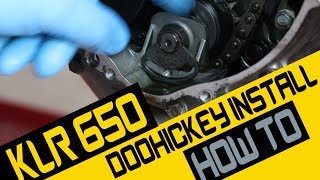 THE BEST KLR650 DOOHICKEY INSTALL VIDEO ON YOUTUBE  AVOIDED CERTAIN DISASTER [upl. by Matthieu]