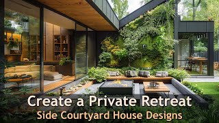 Transform Your Home Stunning Side Courtyard House Design Ideas [upl. by Campball]