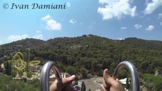 Fasanolandia 2013  Sputnik  Free Fall Tower OnBoard Front Seat POV HD [upl. by Haukom]