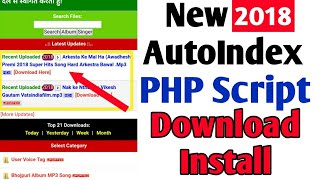 Php New Automatic Update Auto index script Download And Install 2018 [upl. by Titania823]