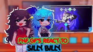 FNF GF AU React To Silly Billy  Bonus Video  Hit Single  Nene Vs Cassandra  Friday Night Funkin [upl. by Le480]