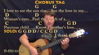 Chicken Fried Zac Brown Guitar Cover Lesson in G with ChordsLyrics  Munson [upl. by Irrej]