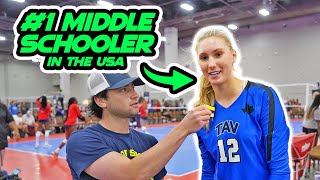 Interviewing The BEST 15 Year Old Volleyball Players In The Nation [upl. by Tumer]