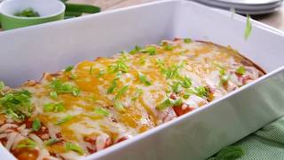 Vegetarian Black Bean Enchiladas [upl. by Eesyak]