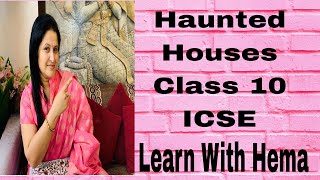 Haunted Houses ICSE  10 Evergreen Solutions with MCQ and Answers [upl. by Preciosa]