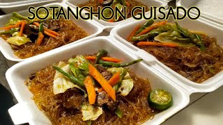 SOTANGHON GUISADO RECIPE  PANCIT RECIPE [upl. by Rickert]