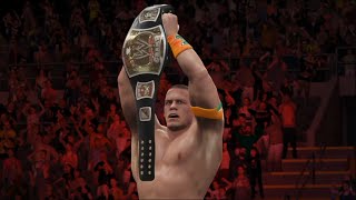 Batista VS John Cenawwe 2K16 Game play WWE Championship PC Games [upl. by Grados]