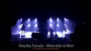 Mayday Parade  Miserable at Best LIVE [upl. by Amalee]