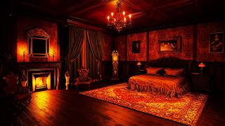 Dark Victorian Mansion The Bedroom  Piano Cello and Choir on a Stormy Night [upl. by Flieger513]